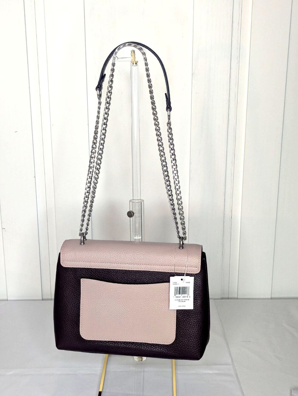 Coach Tammie Shoulder Bag - Cranberry/Pink Colorblock, Rare Color NWT! - Picture 3 of 12